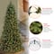 9 Ft. Pre-Lit Feel Real® Jersey Frasier Fir Pencil Slim Artificial Christmas Tree, Clear Lights